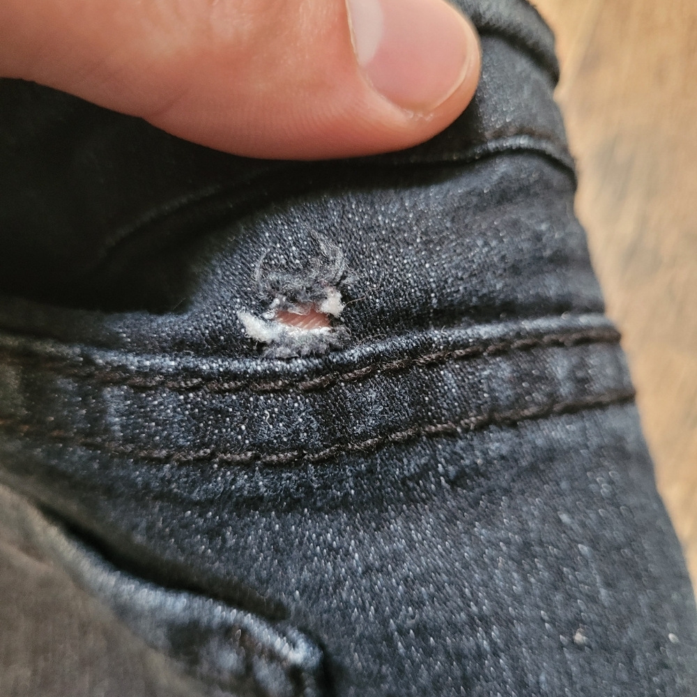 Forever 21 Denim Women's Black Jeans Size 29 - Picture 7 of 7